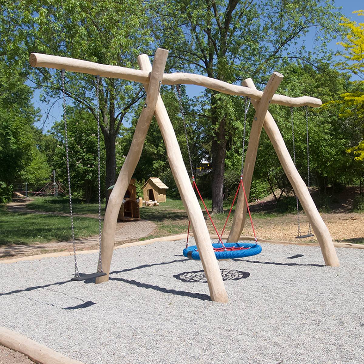 Schaukel auf dem Spielplatz